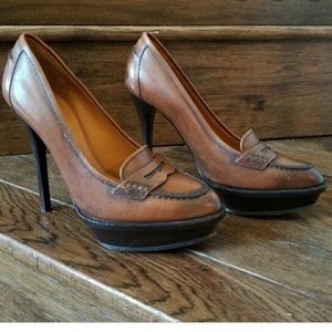 Ralph Lauren Purple Collection Viona Penny Loafer